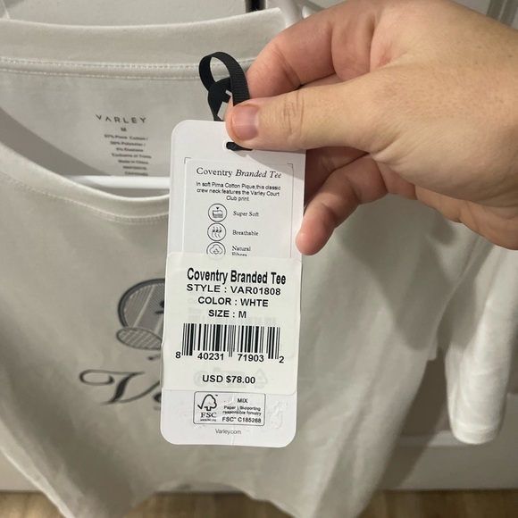 NWT Varley Coventry Tee Tshirt - Picture 5 of 6